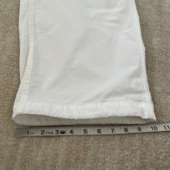 MICHAEL Michael Kors High Rise Wide Leg Cotton Cargo Pants 2 - Picture 6 of 11